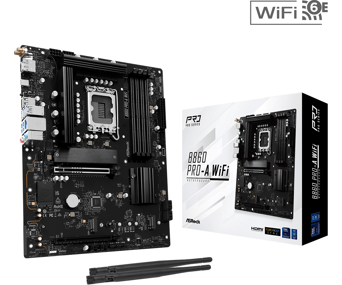 ASRock B860 PRO-A WIFI alaplap - Image 1